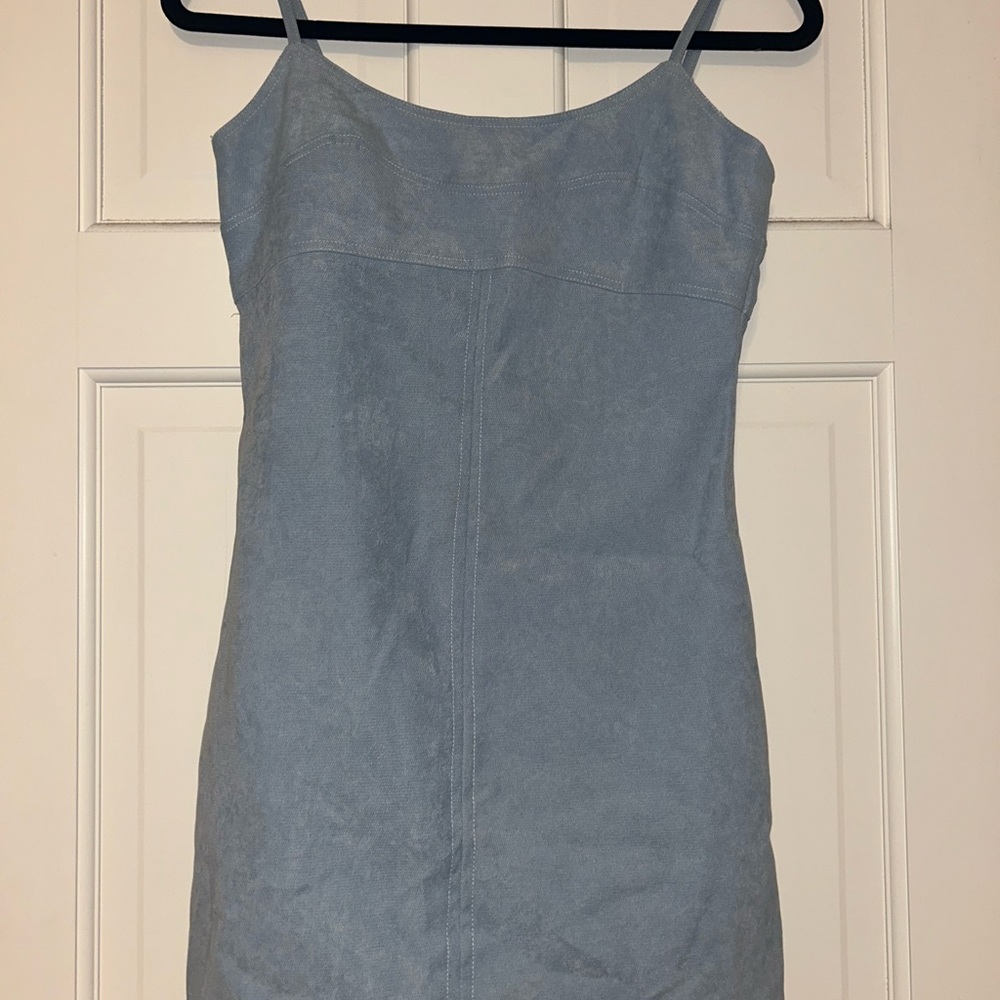 Pacsun Lottie Moss Light Blue Casual Dress